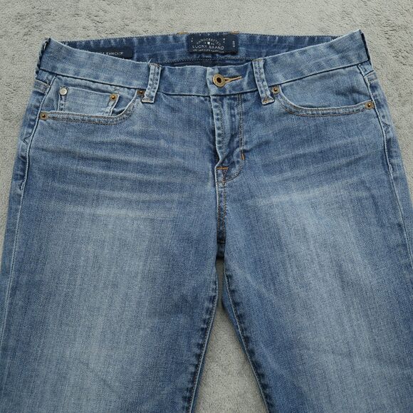 Lucky Brand Jeans Women's Size 6/28 Blue Mid-Rise Sweet Crop Denim 24" Inseam - Picture 15 of 16